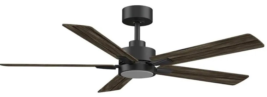 Aigostar B.V. Aigostar-LED Stmievateľný str. ventilátor LED/20W/230V 2700-6500K 132cm+DO hnedá AI1567