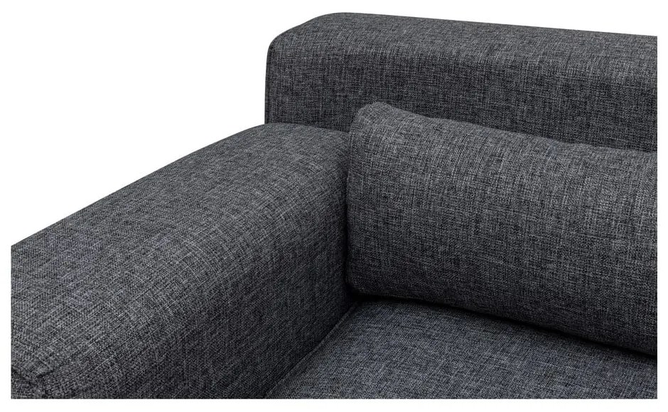 Tmavosivá rohová pohovka Artie Jivago, pravý roh