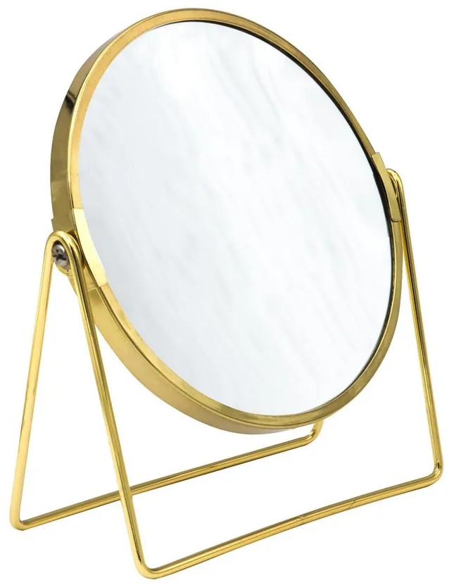 Ridder, SUMMER Kozmetické zrkadielko na postavenie, zlato, 03009024