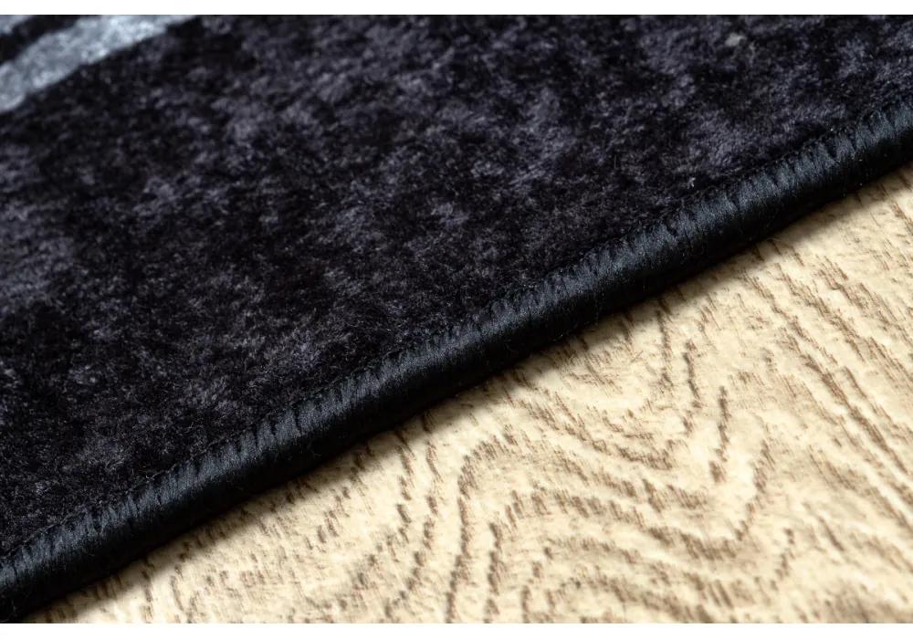 Kusový koberec Aelta čiernobielý 80x150cm
