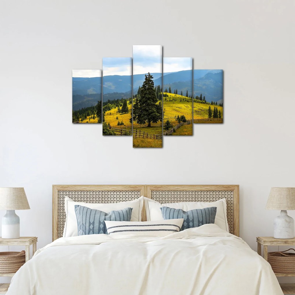 Obraz - Horská lúka (150x105 cm)