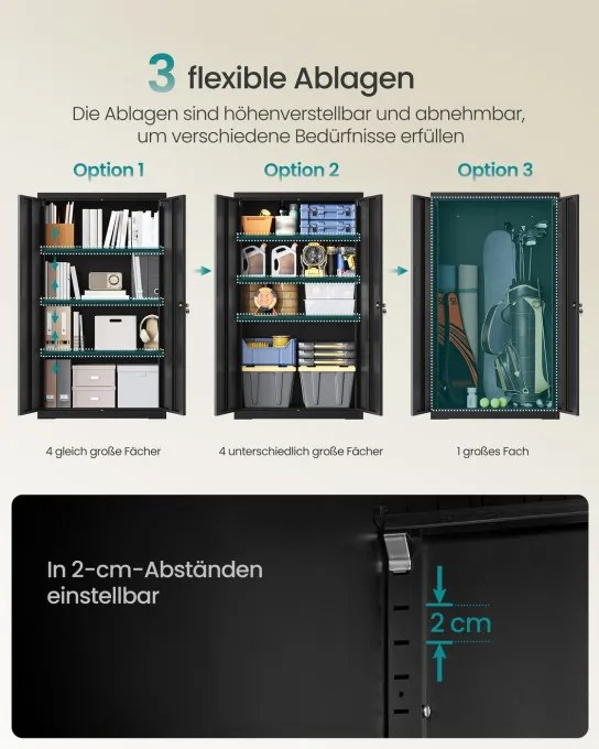 Oceľová skrinka OMC020BD01