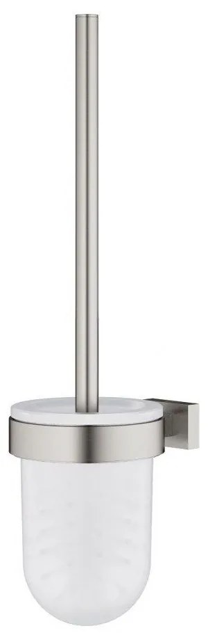 GROHE Essentials Cube súprava na čistenie toalety, supersteel, 40513DC1