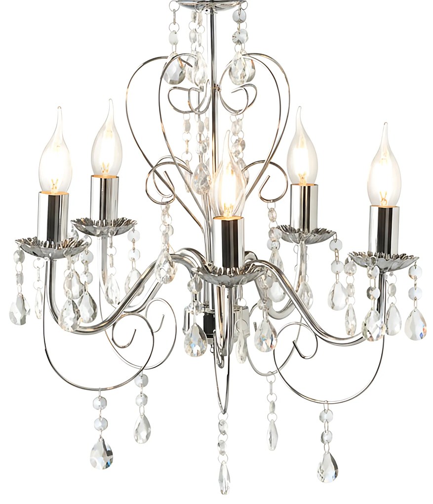 Toolight Toolight, stropné svietidlo 5xE14, EBT008-5CP, chróm, OSW-01243