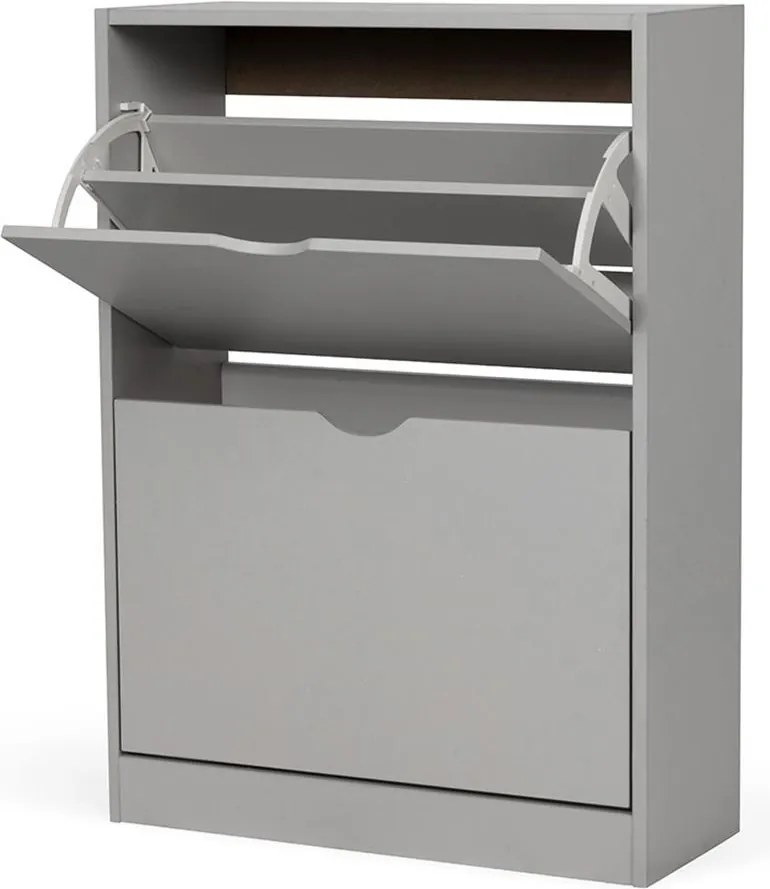 Botník AVENBERG SLIM FLIP 2 sivý