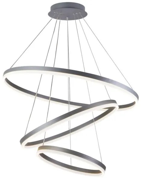 LED Stmievateľný luster na lanku LED/125W/230V 3000-6500K + diaľkové ovládanie