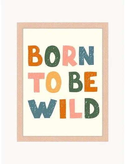 Digitálna tlač s rámom Born to Be Wild