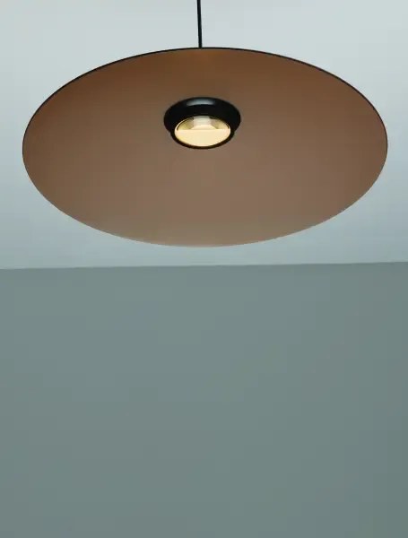LED čierno-moca hnedý moderný luster Polifemo 60