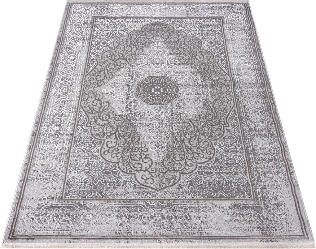 TA Koberec E058A PES_WHITE COKME_AGRI PALERMO Rozmer: 140x200 cm