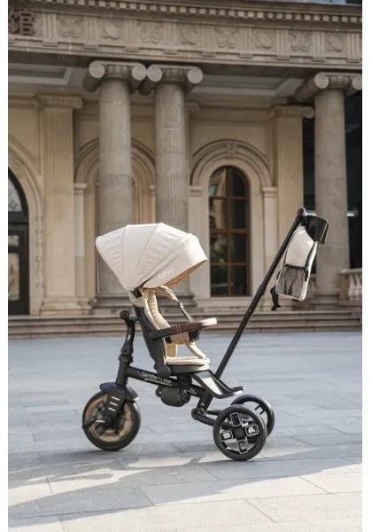 QPlay - Detská trojkolka 7v1 COMFO MAX béžová