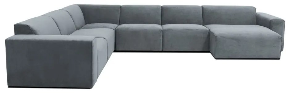 Sivá menčestrová rohová pohovka (ľavý roh) Sting – Scandic