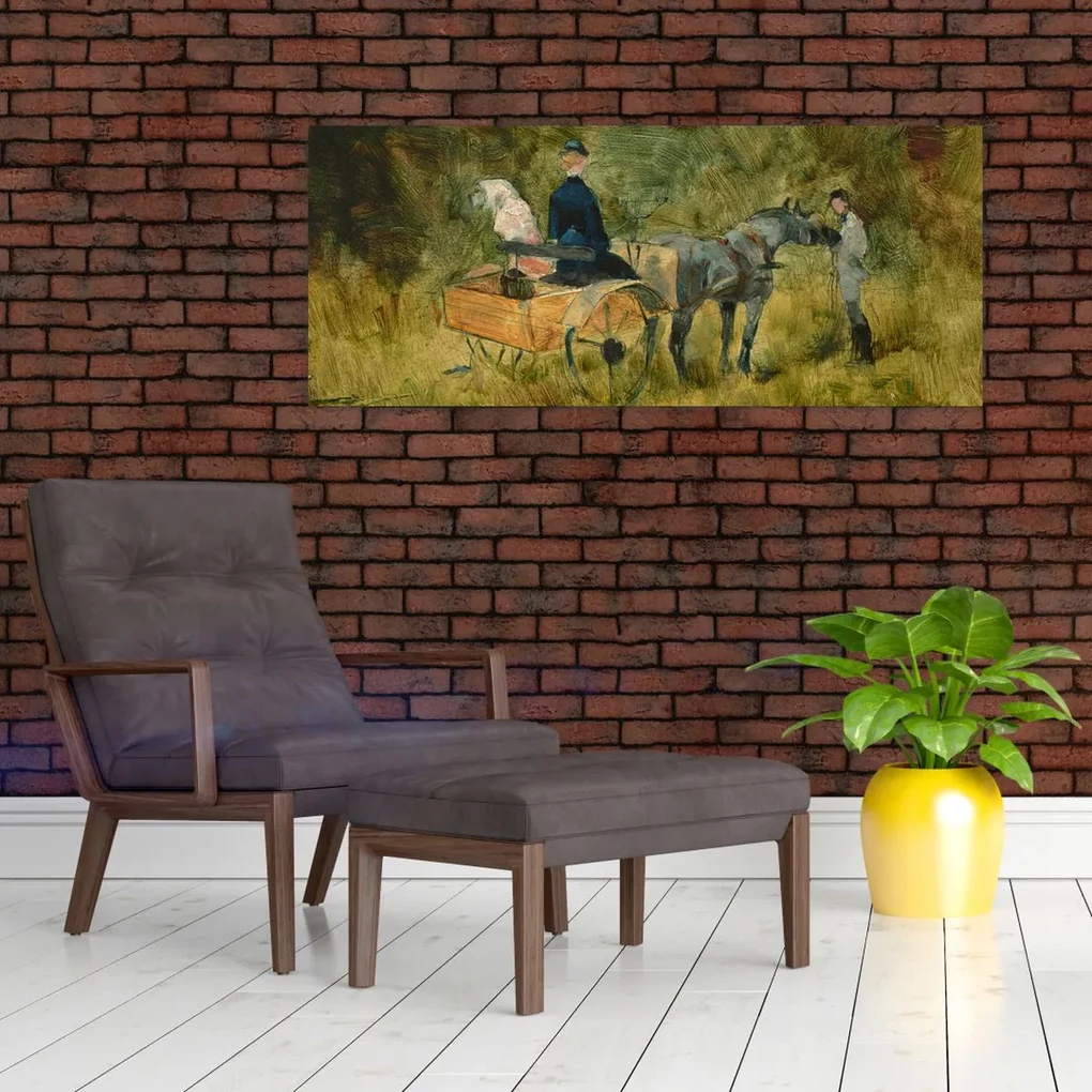 Obraz - Henri de Toulouse-Lautrec, The Trap, reprodukcia (120x50 cm)