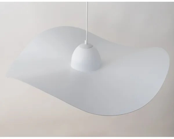 Luster na lanku KAPELLO 1xE27/60W/230V pr. 76 cm biela/zlatá