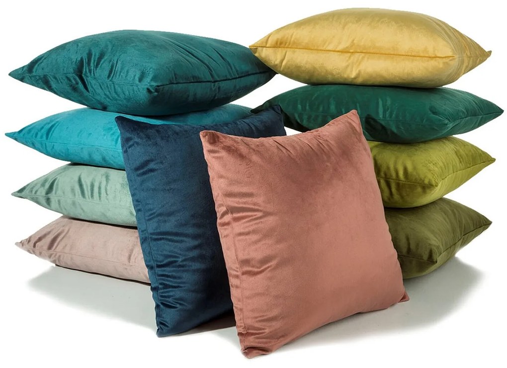 DEKORAČNÁ OBLIEČKA NA VANKÚŠ PIERRE 40X40 CM TMAVOZELENÁ