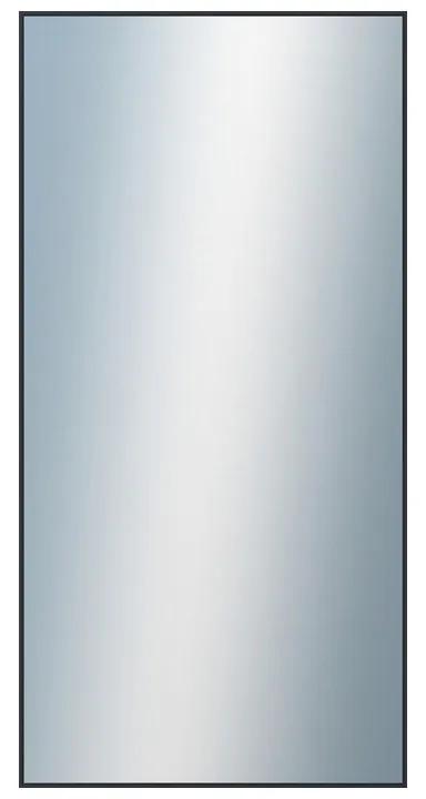 DANTIK - Zrkadlo v rámu, rozmer s rámom 60x120 cm z lišty Hliník čierna (7001021)