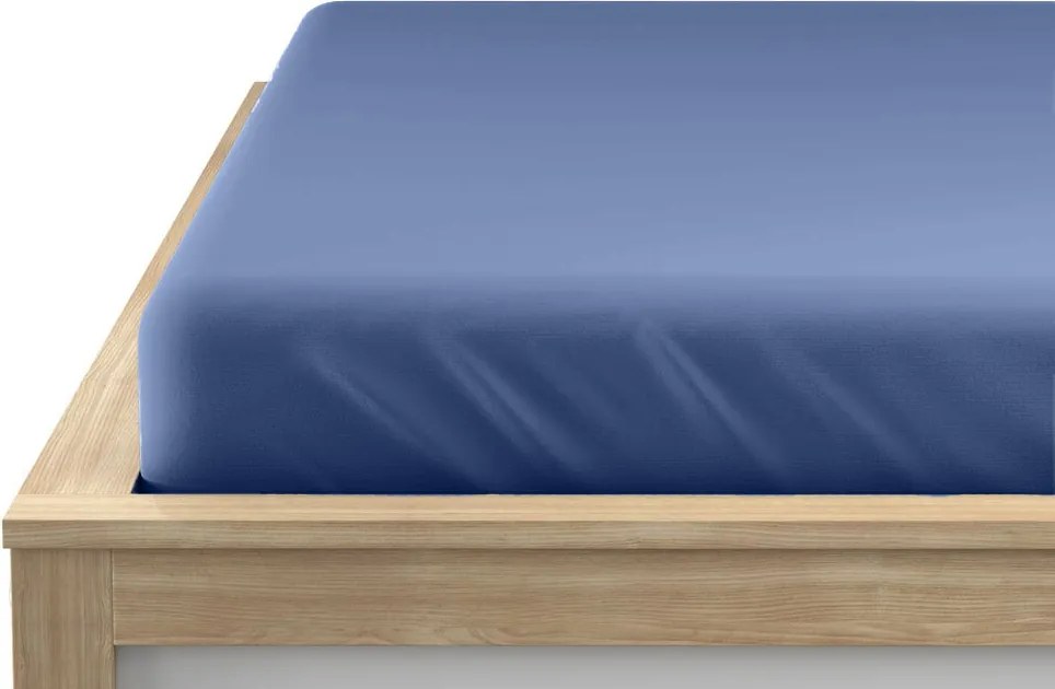 Jersey plachta s lycrou modrá 90 x 200 cm