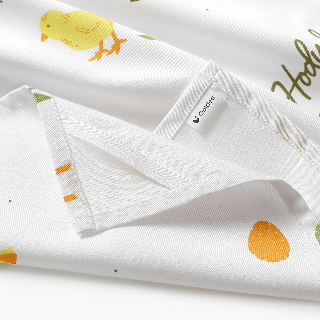 Goldea kuchynská utierka z pevnej bavlny - česká veľká noc 50 x 70 cm