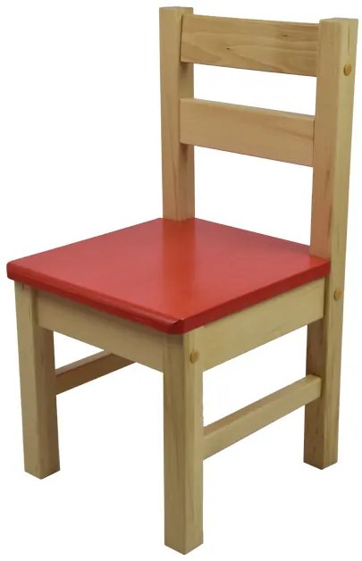 Detská stolička - červená