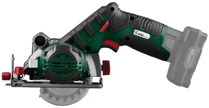 Parkside®  Aku ručná kotúčová píla 12 V Phksa 12 B3 + Dvojitá nabíjačka 12 V/2 x 4,5 A + Akumulátor 12 V/5 Ah, 2 kusy  (800012268)