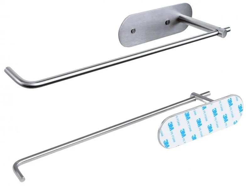 Erga Cesto, držiak na kuchynské papierové utierky 32cm, nerezová, ERG-YKA-CH.CESTO