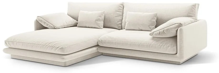 Biela rohová pohovka (ľavý roh) Torino – Micadoni Home