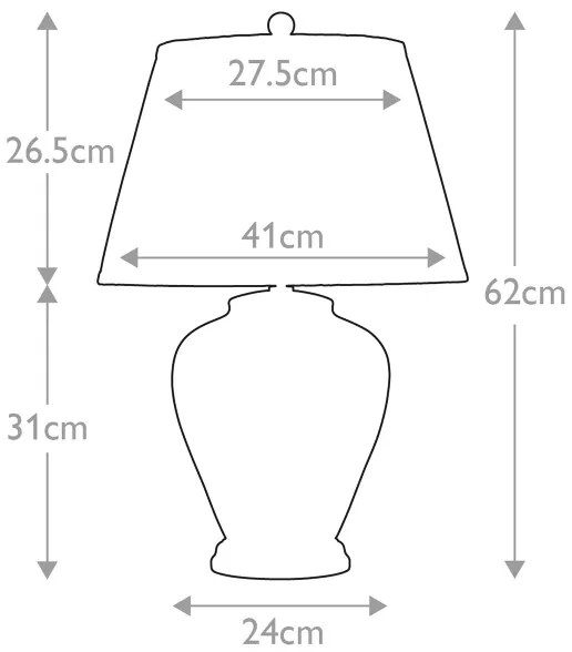Elstead - Stolná lampa LEAVES 1xE27/60W/230V
