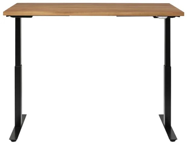 Office Jackie Oak Black písací stôl 160x80 cm svetlohnedý