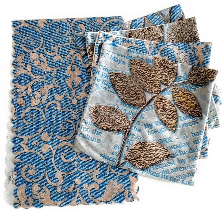 Set 4 ks obliečok na vankúš a behúňa na stôl – Mila Home