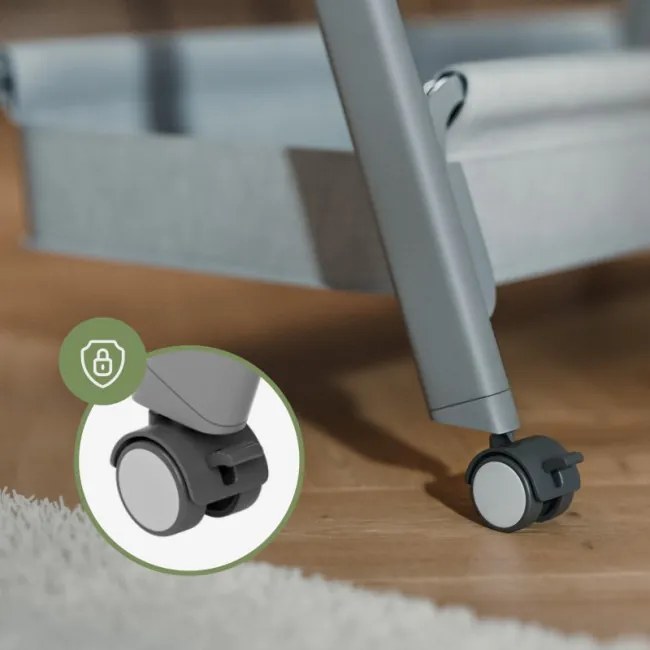 Detská prenosná postieľka 3v1 Dream 50 svetlosivá