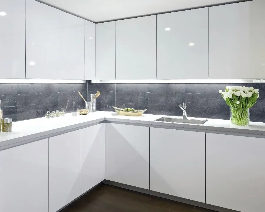 Samolepiace PVC 3D panely LVT25, cena za kus, rozmer 60 x 30 cm, betón sivý matný, IMPOL TRADE