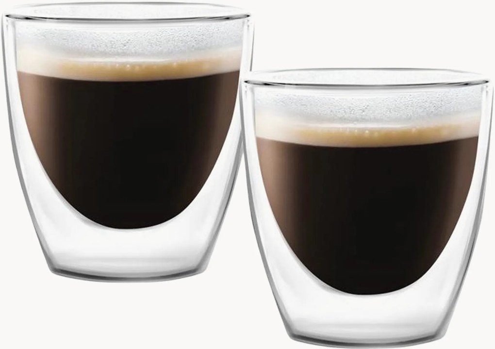 Dvojstenné šálky na espresso Amo, 2 ks
