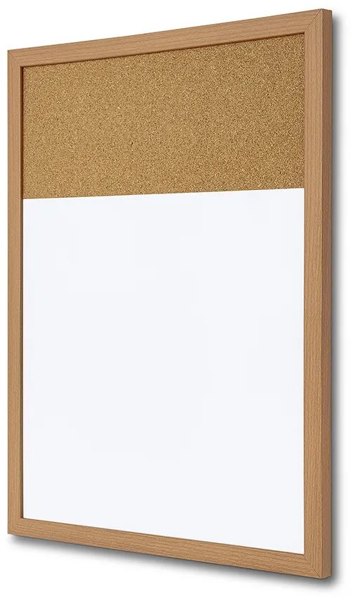 Combi Board whiteboard / korok 45 × 60 cm, biela