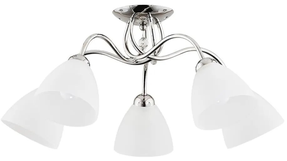 Prisadený luster AMARILLO 5xE27/15W/230V chróm