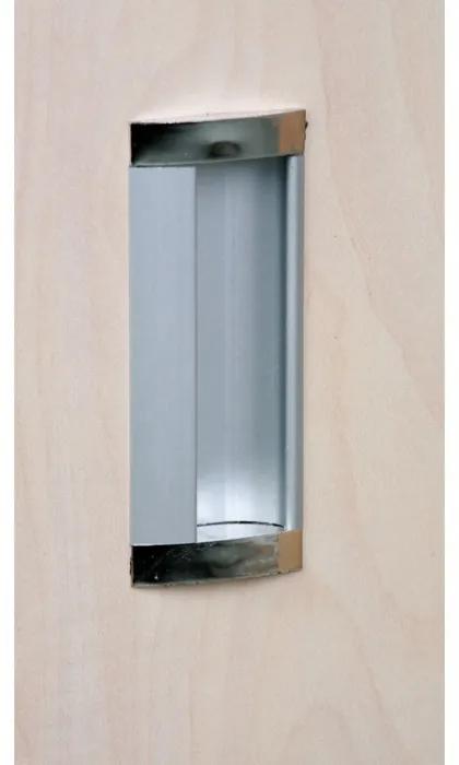 Kombinovaná kancelárska skriňa MIRELLI A+, 800 x 400 x 1800 mm, čerešňa
