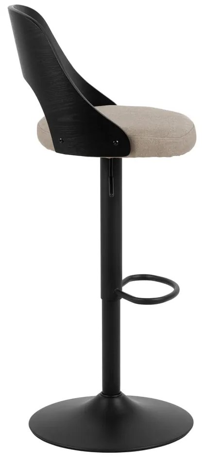 Béžové otočné barové stoličky v súprave 2 ks 113 cm Lucy – Actona