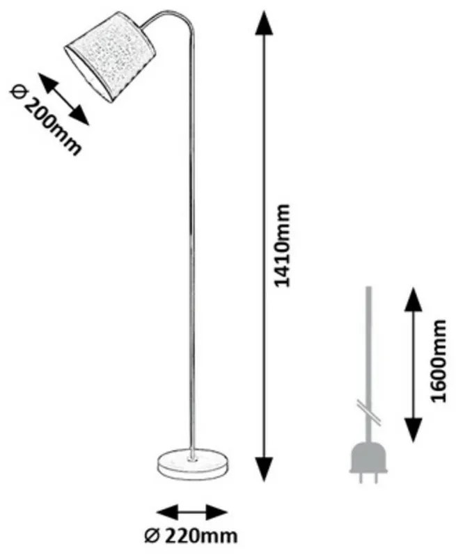 Rabalux 6640 stojaca podlahová lampa