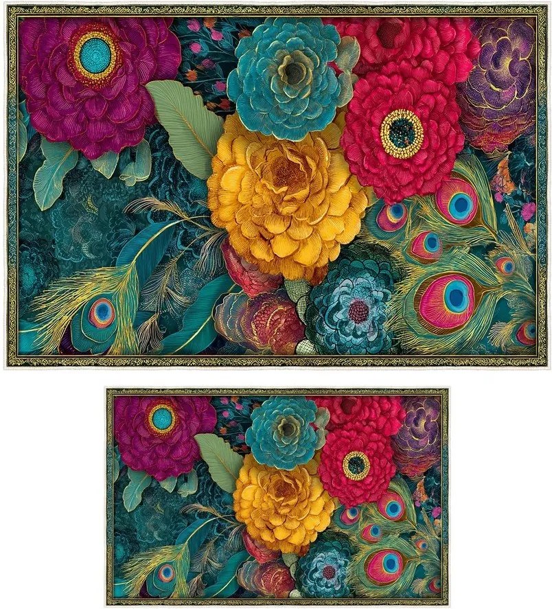 Kúpeľňové predložky v súprave 2 ks 60x100 cm – Foutastic