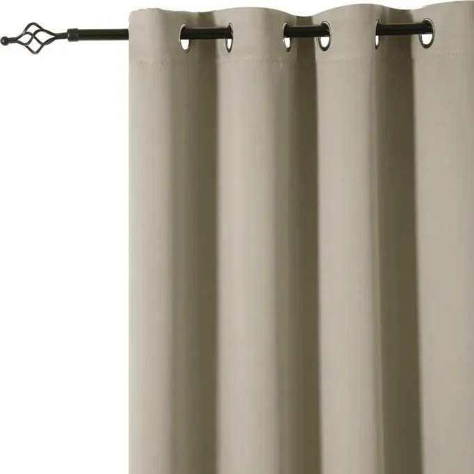 Závěs OXFORD 140x270 cm, světle béžový Zavesenie: Riasiaca páska