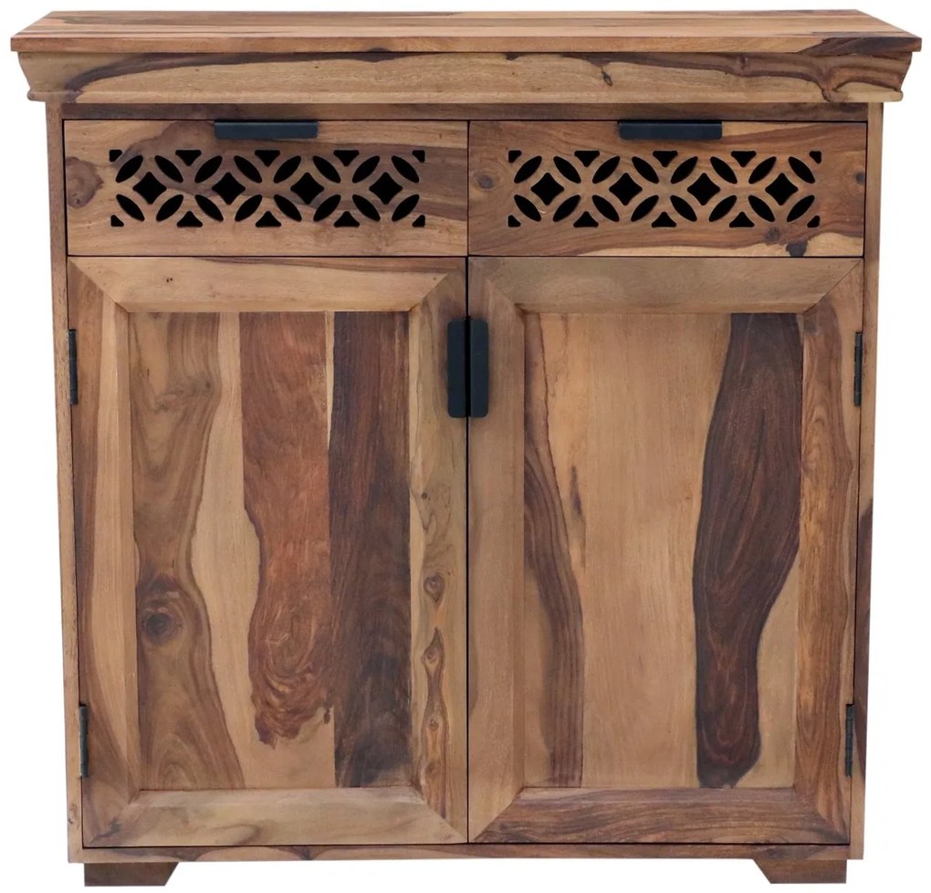 furniture-nabytek.cz - Komoda masiv dřevo palisandr 90x45x90