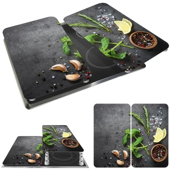 WENKO 53907100 - Kryt varnej dosky 30x52 cm pestrofarebný/šedý/priehľadný