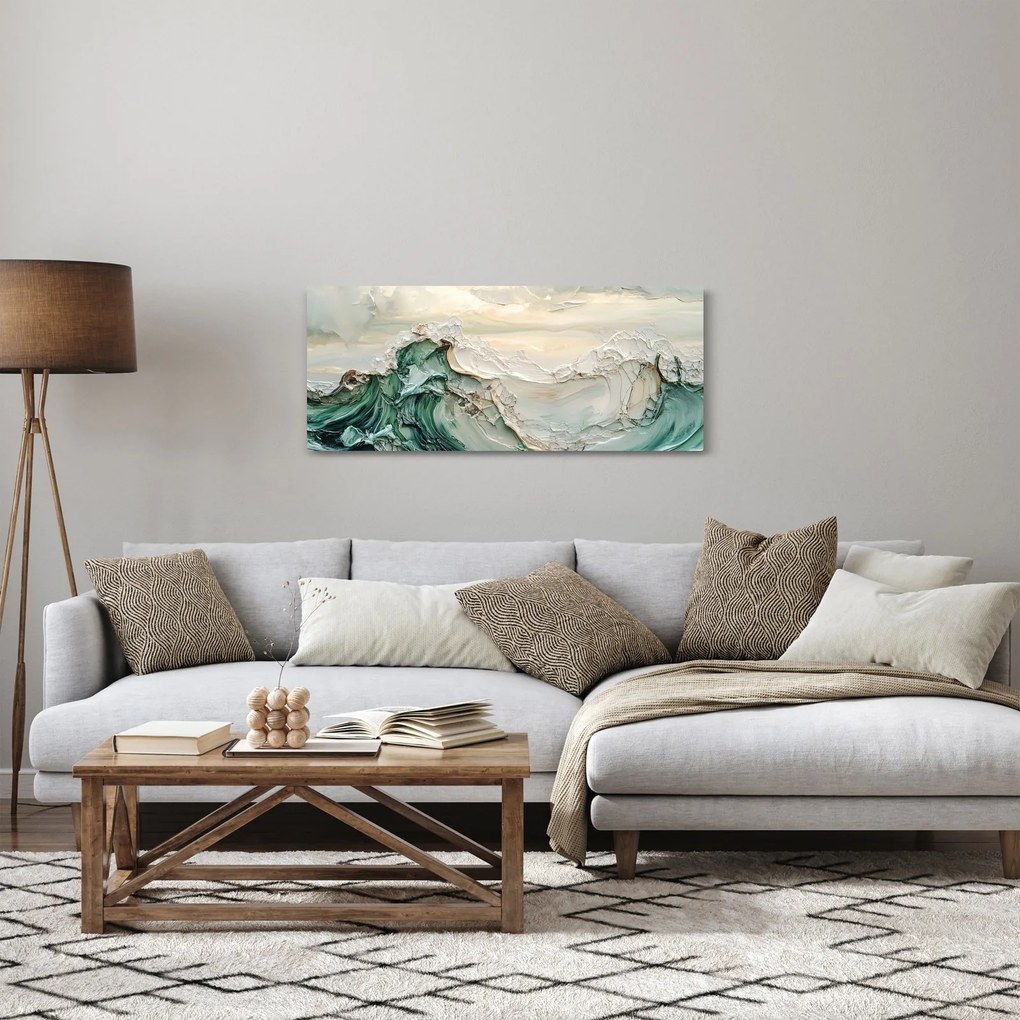 Obraz - 3D abstrakcie mora (120x50 cm)