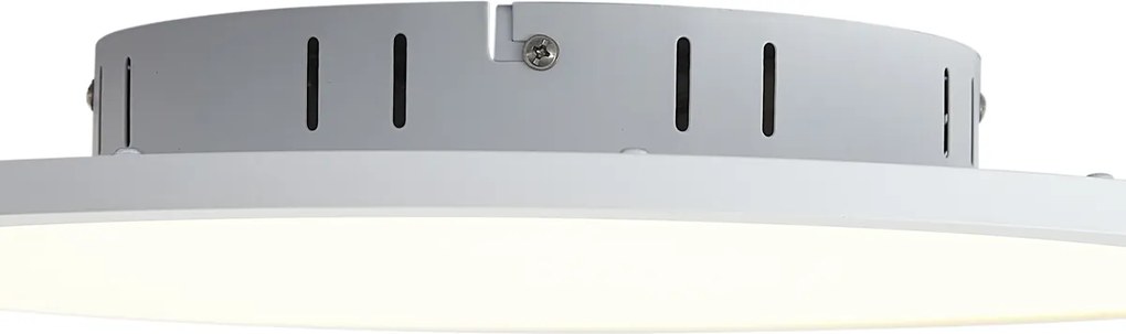 Inteligentný LED panel biely 40 cm vrátane LED stmievania na teplé svetlo s diaľkovým ovládaním - Knob