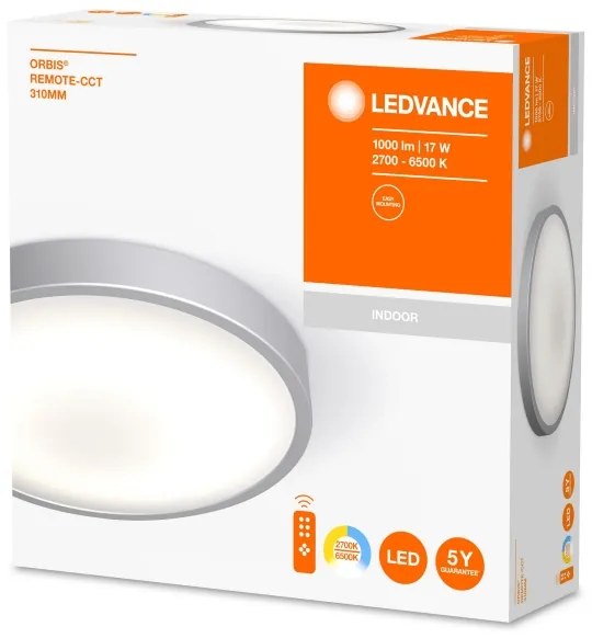 Ledvance - LED Stmievateľné stropné svietidlo ORBIS LED/17W/230V 2700-6500 + DO
