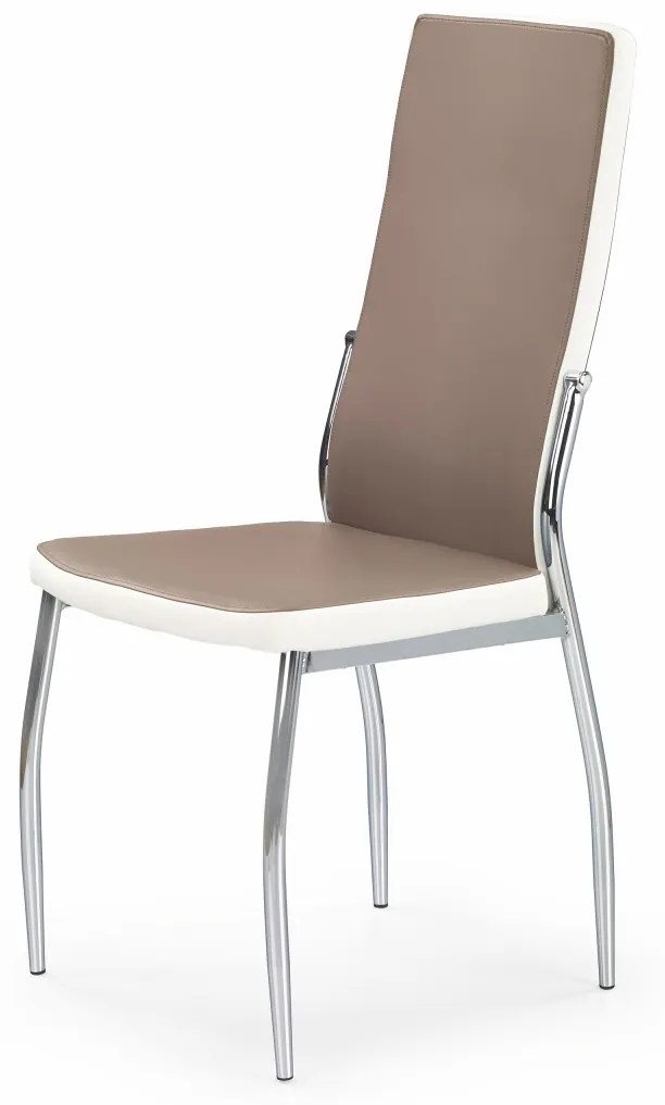 HALMAR Jídelní židle Irena cappuccino/bílá