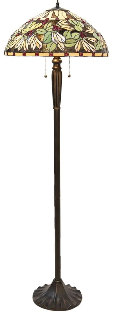 Stojaca lampa Tiffany Larique - Ø 51 * 157 cm