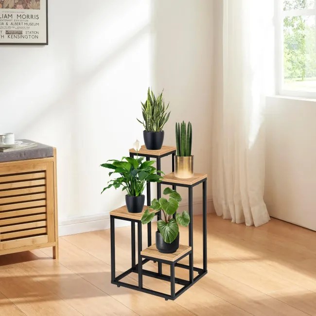 Stojan na kvety MOGREN CRAFT čierny