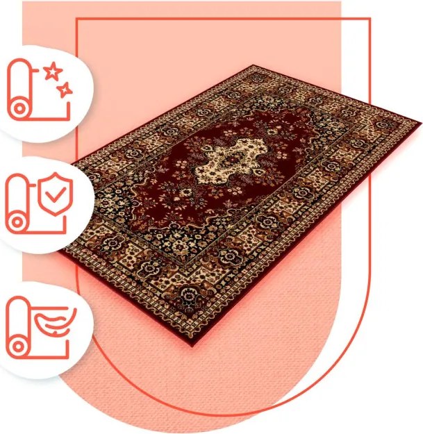 Koberec Agnella Standard Fatima bordový