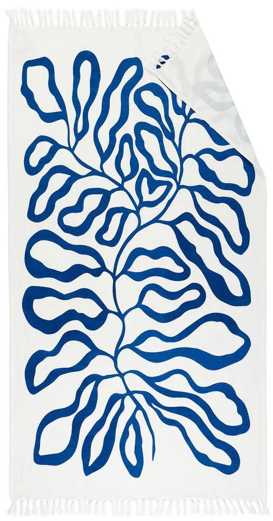 XXXLutz PLÁŽOVÁ OSUŠKA, 100/180 cm, modrá Esposa - Kúpeľňový textil - 008632020502