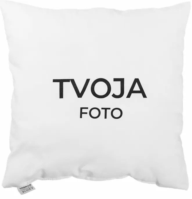 Vankúš s vlastnou fotkou 40x40 cm EMI