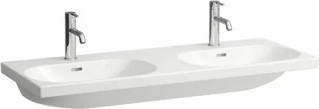 Laufen Lua dvojumývadlo 120x46 cm otvor pre batériu uprostred H8140810001041